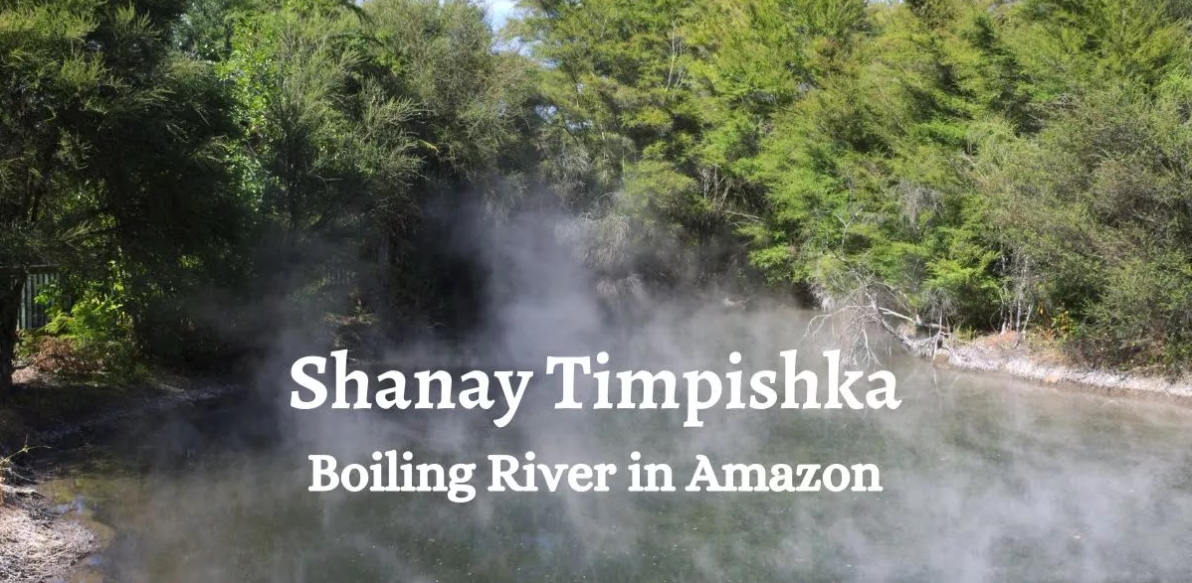 Boiling River in Amazon